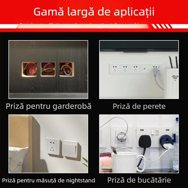 Freză pentru lemn Bohan pentru dulapuri – tăierea găurilor în cutiile de prize tip 86, unealtă de canelare