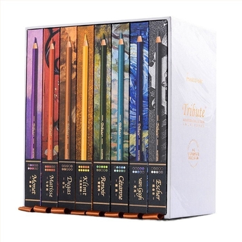 Marco Master Grade creioane colorate pe bază de ulei, set cadou într-o carcasă din plastic