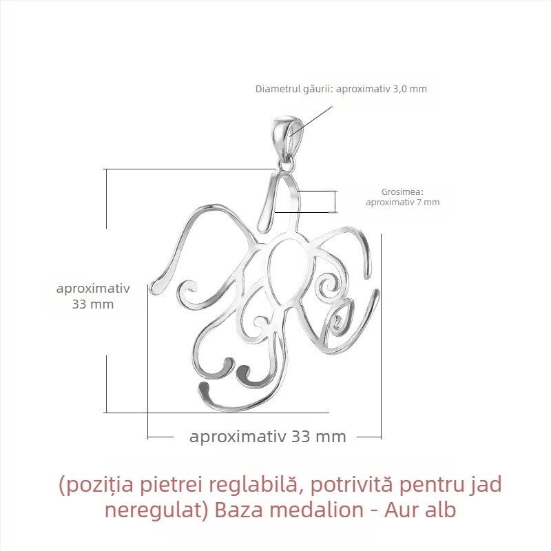 Pandantiv din argint 925, placare electro, Madman Silversmith, stil Vânt Național, Retro Literatură și Artă