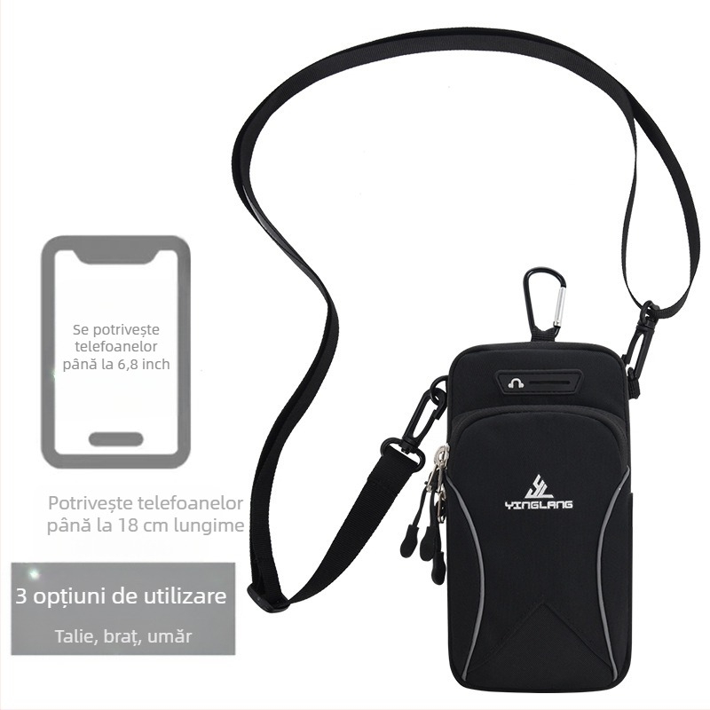 Geantă pentru braț Yinglang pentru sporturi în aer liber – Oxford, respirabilă, impermeabilă, ultra-ușoară