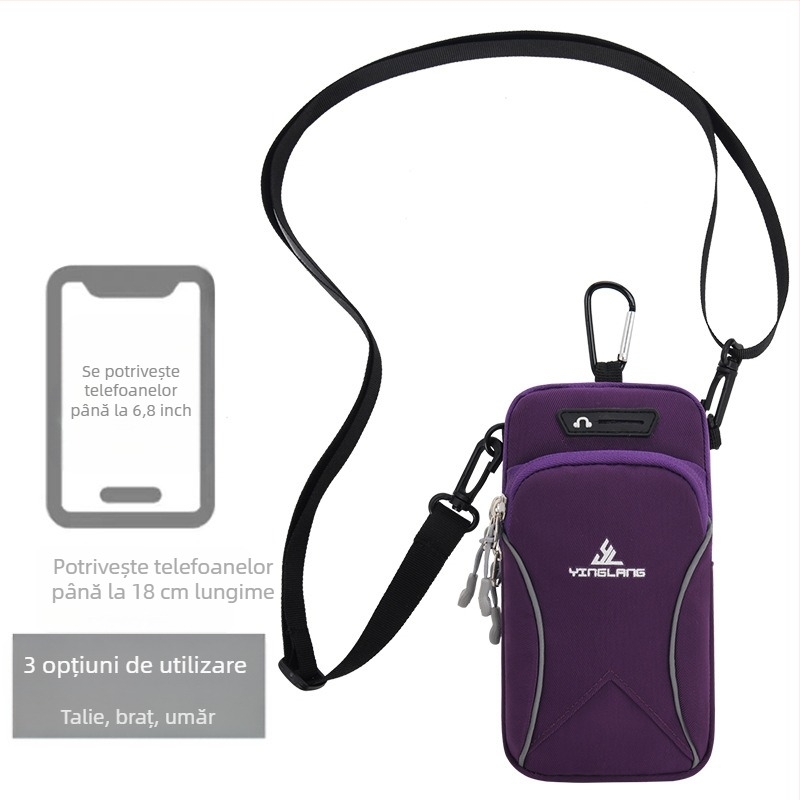 Geantă pentru braț Yinglang pentru sporturi în aer liber – Oxford, respirabilă, impermeabilă, ultra-ușoară