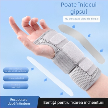 Disco orteza de încheietură din nylon cu placă de oțel pentru entorse, unisex, baschet