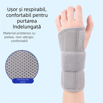 Disco orteza de încheietură din nylon cu placă de oțel pentru entorse, unisex, baschet