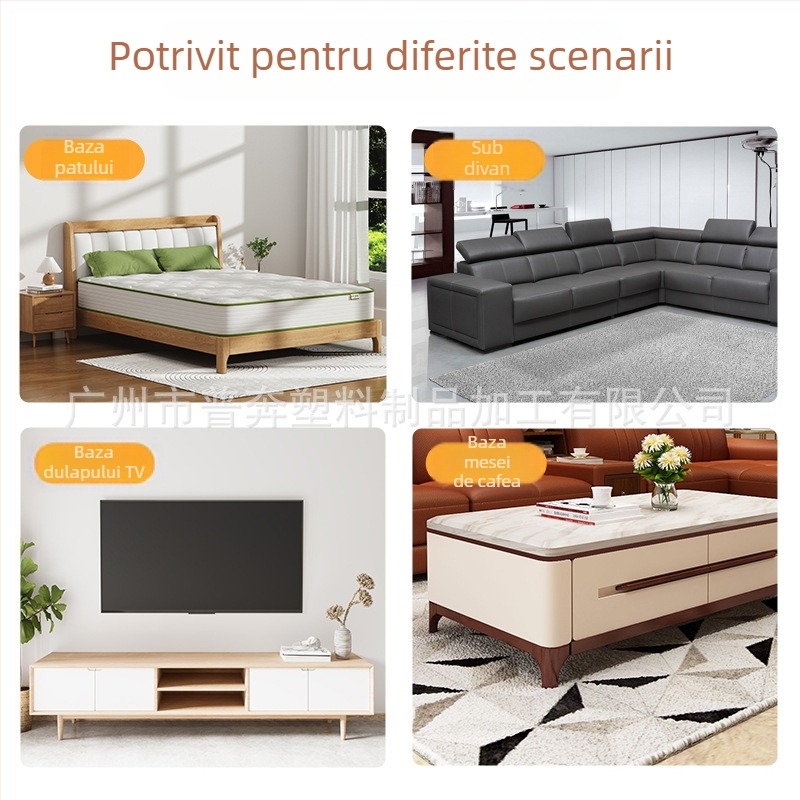 Puben bandă din plastic în formă de L pentru umplerea spațiilor dintre mobilier – design simplu și modern