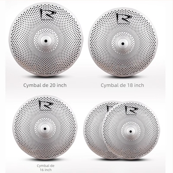 Cimbale Asanasi xyc01 pentru set de tobe, design silențios, diametru 31–50 cm