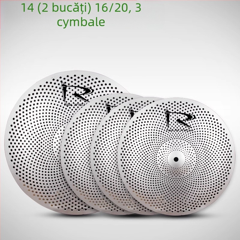 Cimbale Asanasi xyc01 pentru set de tobe, design silențios, diametru 31–50 cm