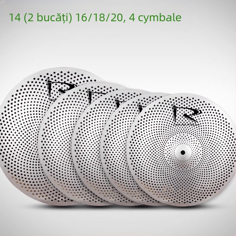 Cimbale Asanasi xyc01 pentru set de tobe, design silențios, diametru 31–50 cm
