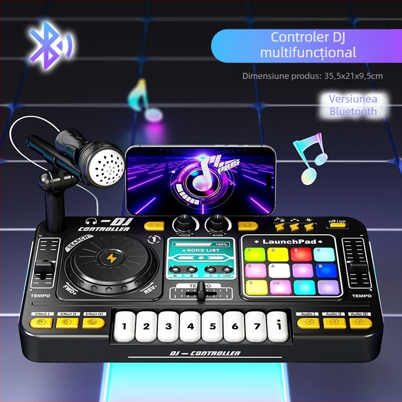 Jucărie muzicală pentru copii – instrumente de percuție occidentale, corp ABS, brand Huamin, potrivit pentru 7–14 ani