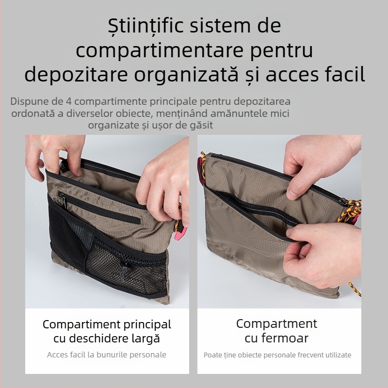 PLAY-KING Geantă Crossbody din Nylon pentru sporturi în aer liber – impermeabilă, ultraușoară, pliabilă, unisex, geantă pentru telefon