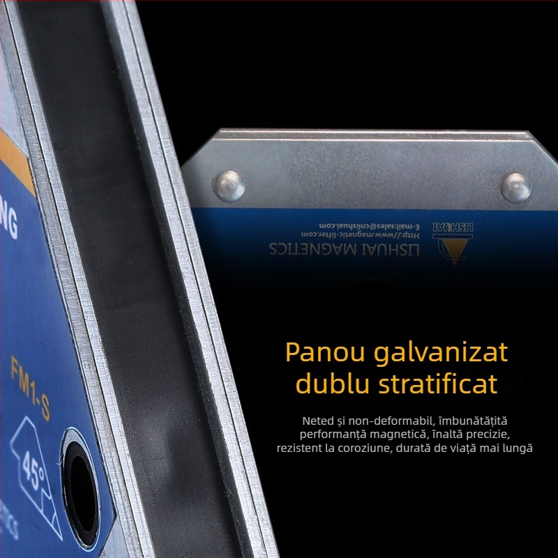 Pozitionator magnetic pentru sudură - Lishuai, forță de retenție 25 kg, dispozitiv de fixare pentru sudură