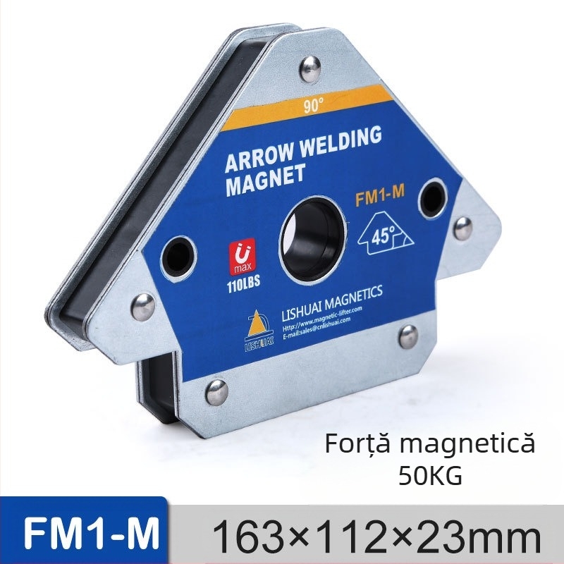 Pozitionator magnetic pentru sudură - Lishuai, forță de retenție 25 kg, dispozitiv de fixare pentru sudură