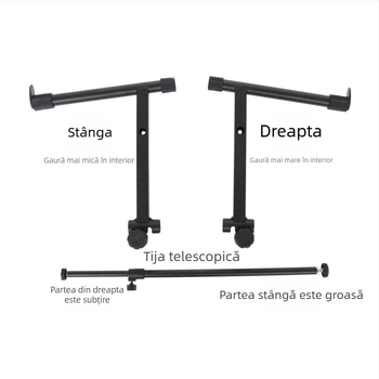 Pangolin cadru electronic pentru pian, metalic, model înălțat