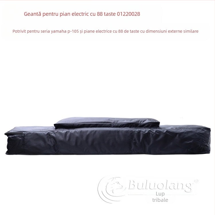 Geantă pentru pian digital cu 88 taste, rucsac Oxford, căptușeală 210D, mâner de purtare