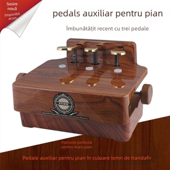 Pedal auxiliar pentru pian pentru învățare, model PA-27, DEDO, material OPP+spumă+carton