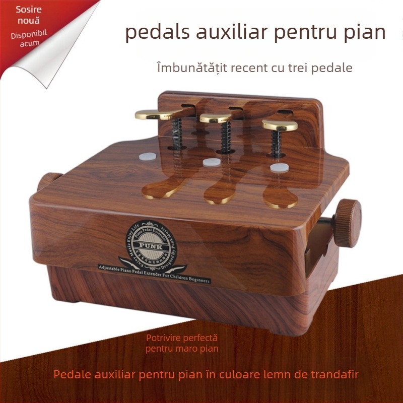 Pedal auxiliar pentru pian pentru învățare, model PA-27, DEDO, material OPP+spumă+carton