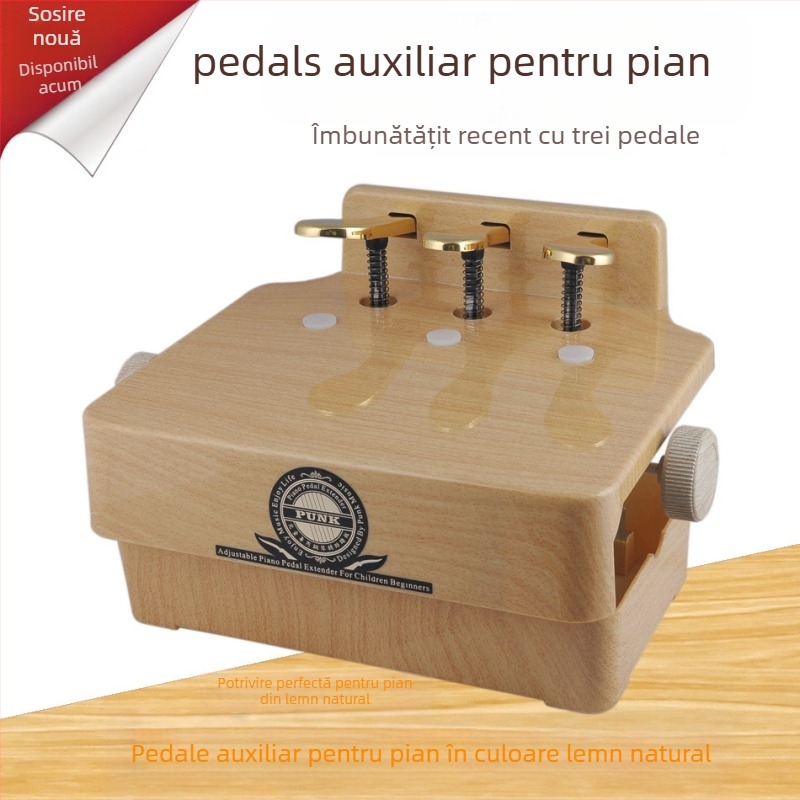 Pedal auxiliar pentru pian pentru învățare, model PA-27, DEDO, material OPP+spumă+carton