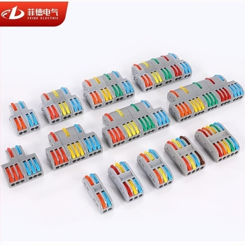 Feide Electric set de 227 piese pentru borne terminale, cu fire flexibile și rigide, set universal într-o cutie