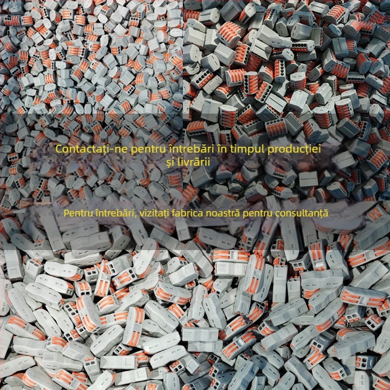 Feide Electric set de 227 piese pentru borne terminale, cu fire flexibile și rigide, set universal într-o cutie