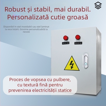 Comutator Automat de Transfer cu Dublă Alimentare (ATS) 63A 4P — dulap de transfer pentru panou de distribuție, carcasă din fier, IP54, CCC certificat, curent de închidere la scurtcircuit 30