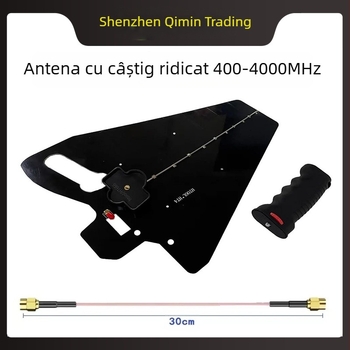 Antena HT4, log-periodică, câștig înalt, UWB cu bandă lată, antenă PCB