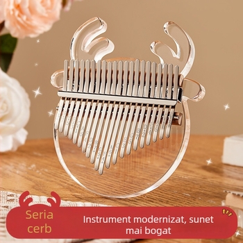 Kalimba Huashu – acrilic, 17 sunete, pentru copii