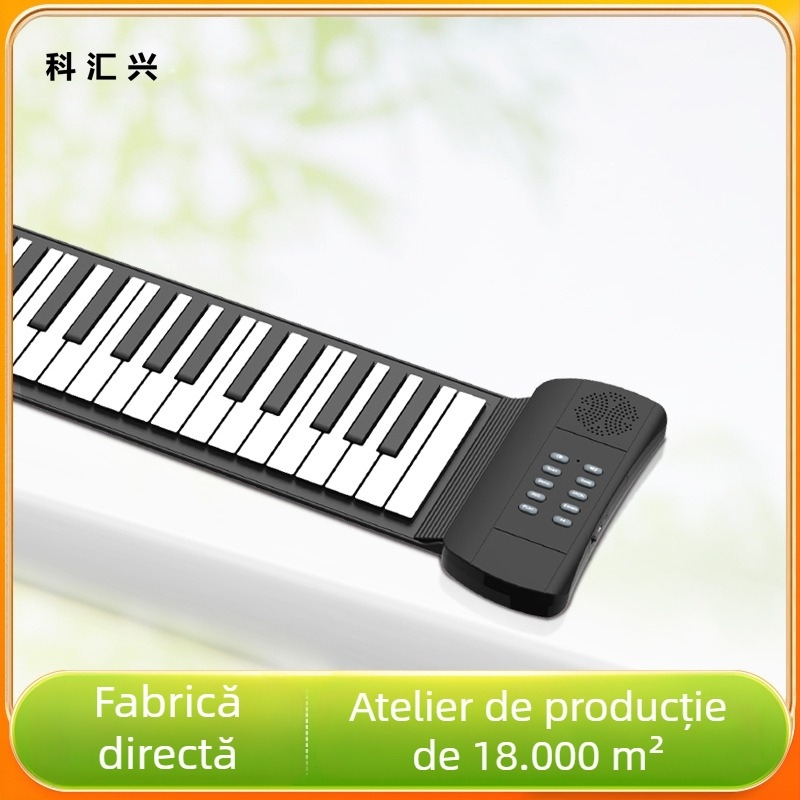 Kehuixing PM61/PM49 Pian portabil, 61 tastele, material plastic, polifonie de 32 voci