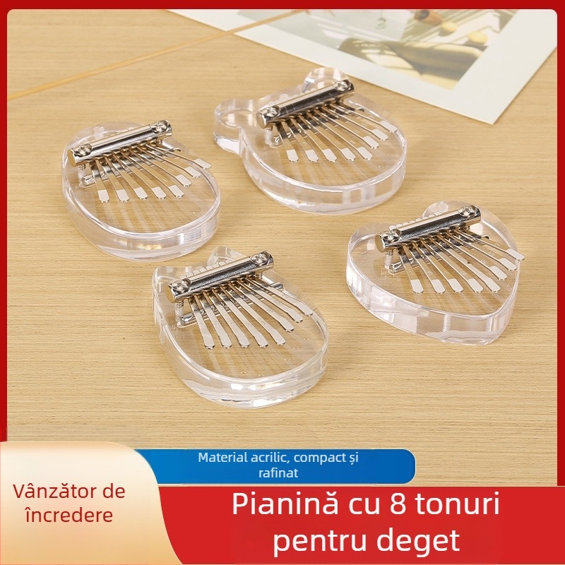 Kalimba Ruzik 816 — ambalaj: cutie de carton cu lanard și manual de instrucțiuni; potrivit pentru instrumente muzicale (Brand: Ruzik; Model: 816; Conținutul pachetului: cutie de carton, lanard, manual; Destinație: instrumente muzicale)