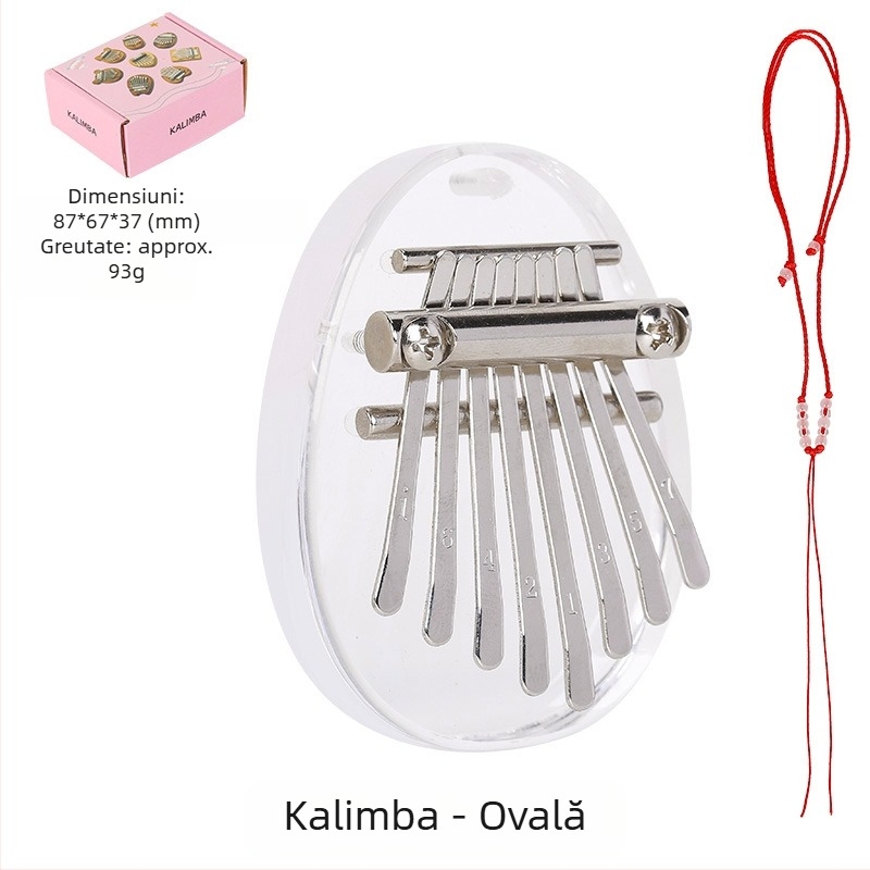 Kalimba Ruzik 816 — ambalaj: cutie de carton cu lanard și manual de instrucțiuni; potrivit pentru instrumente muzicale (Brand: Ruzik; Model: 816; Conținutul pachetului: cutie de carton, lanard, manual; Destinație: instrumente muzicale)
