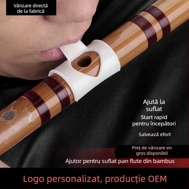 Maner Ajutor pentru suflat în flaut – pentru începători, reglaj DEFG, accesorii universale