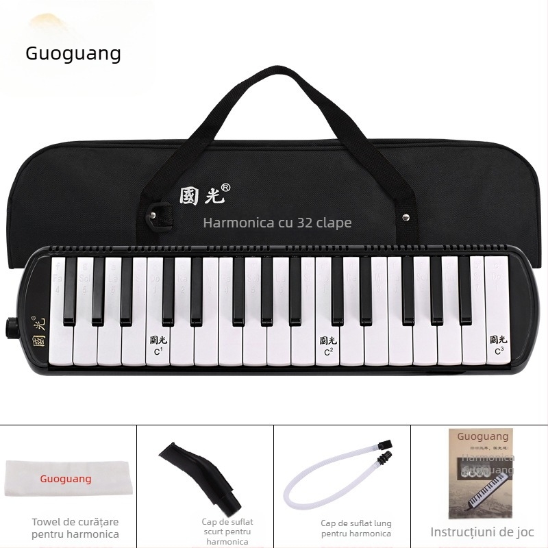 Harmonica QM37A, 37 taste, ABS corp, placă din oțel inoxidabil