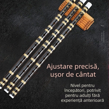 Flaută MUTONG, modelul 203, specificații CDEFG, ambalaj: geantă de flanelă