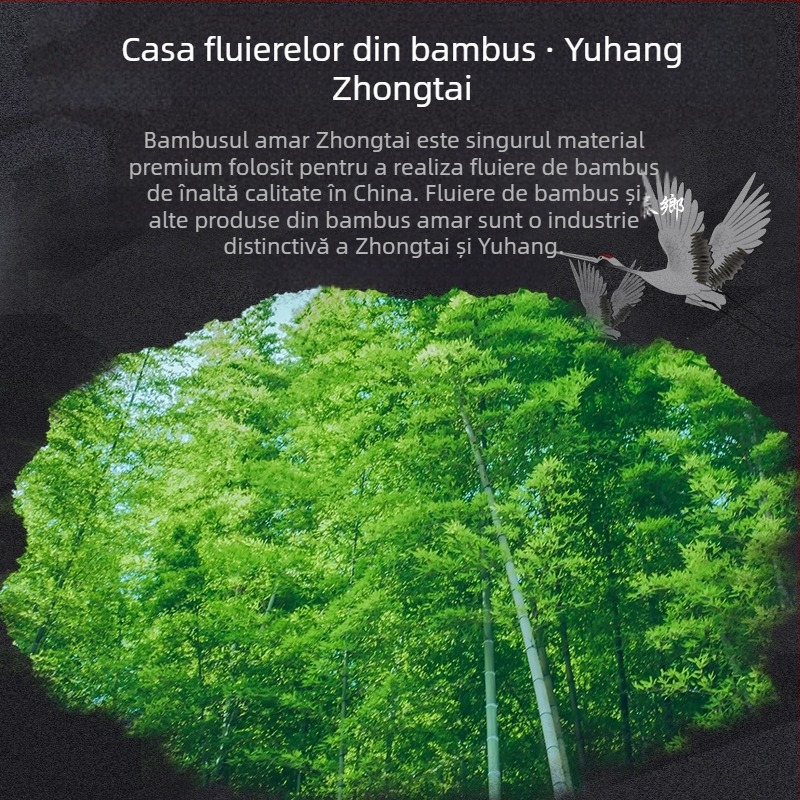 Flaută MUTONG, modelul 203, specificații CDEFG, ambalaj: geantă de flanelă