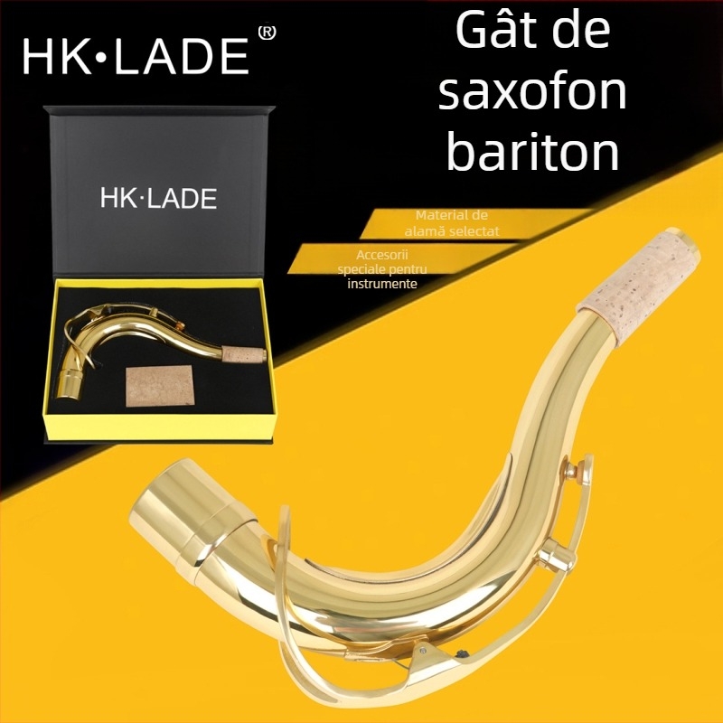 Gât de saxofon tenor – Curbat din alamă HK-2