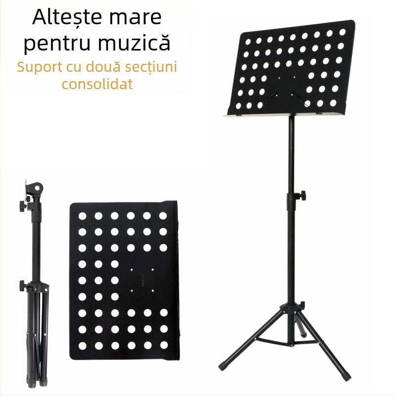 Stativ pentru partituri, metal, model M-05, grand staff, marcă ZY