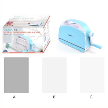 Mașină de hârtie Kamei pentru tăiere și embossing, presă manuală, KM-1830/1860/1885, Greutate netă 1.1 kg / 4.5 kg / 7.0 kg