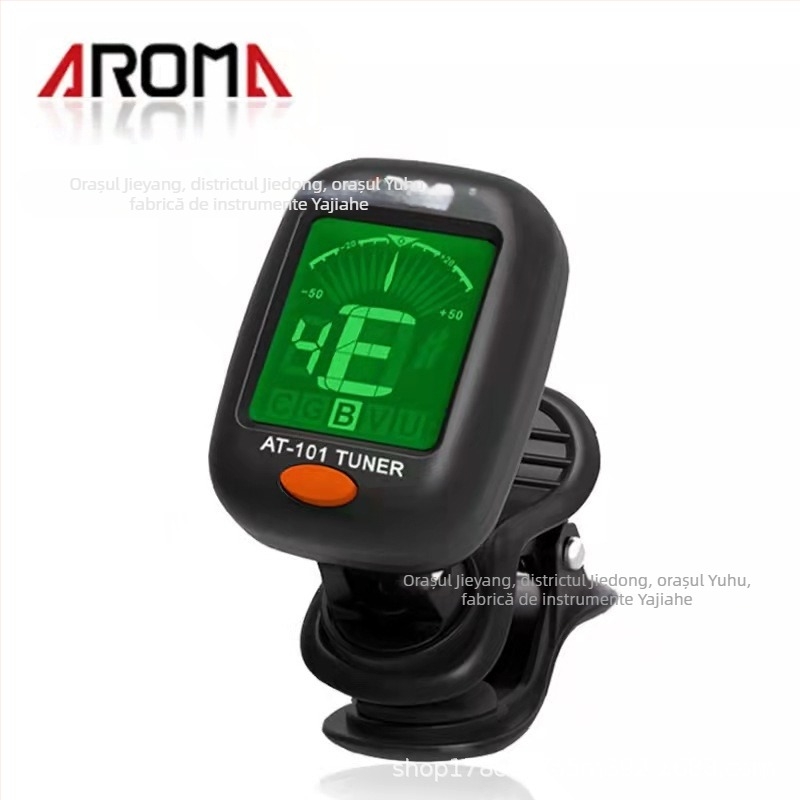Tuner pentru instrumente muzicale – AT-01A, Anoma, pentru chitară folk, vioară, guzheng, pipa, erhu