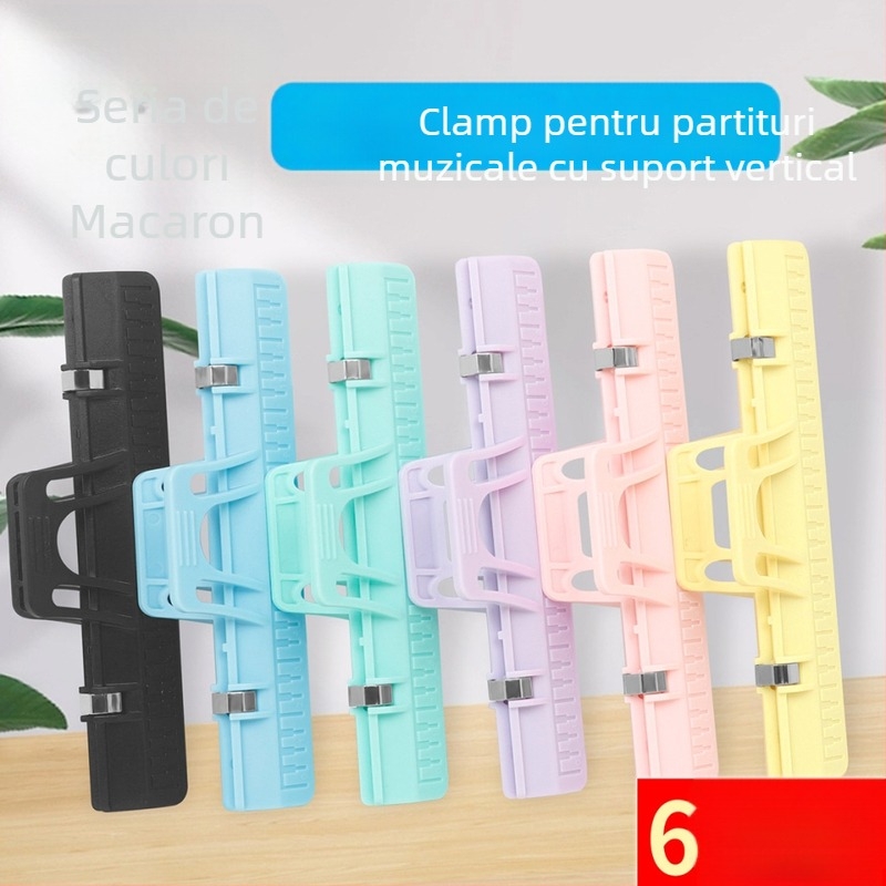 Clip pentru partituri GMC-300 pentru instrumente muzicale, din ABS plastic cu oțel arc de înaltă calitate