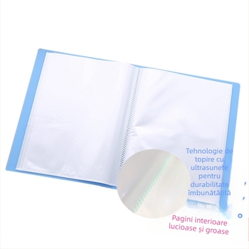 Dosar plastic cu mai multe pagini, logo imprimat, procesare personalizabilă, grosime a plăcilor 0,8 mm