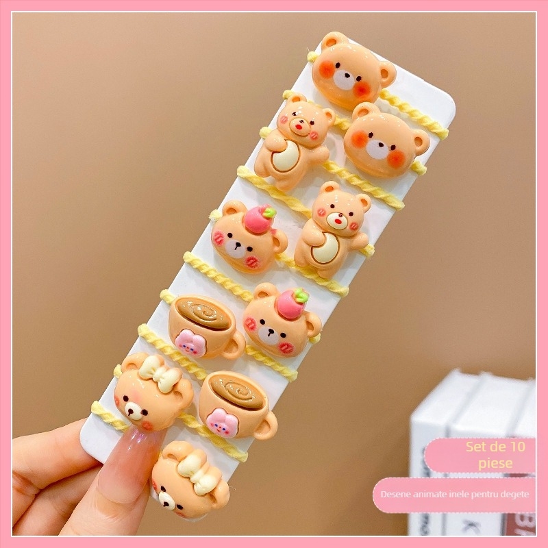 Elastic pentru păr și șnururi, acrilic, stil drăguț pentru copii, seria Prințese