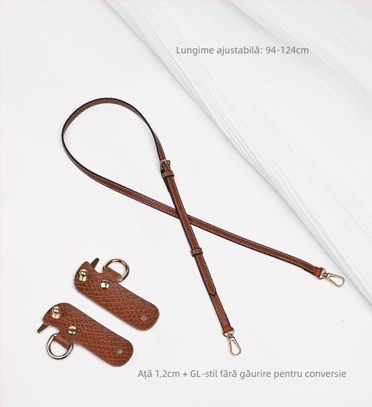 Miss qin Curea de umăr din PU pentru geantă — fără găuri, rezistent la uzură, stil urban minimalist