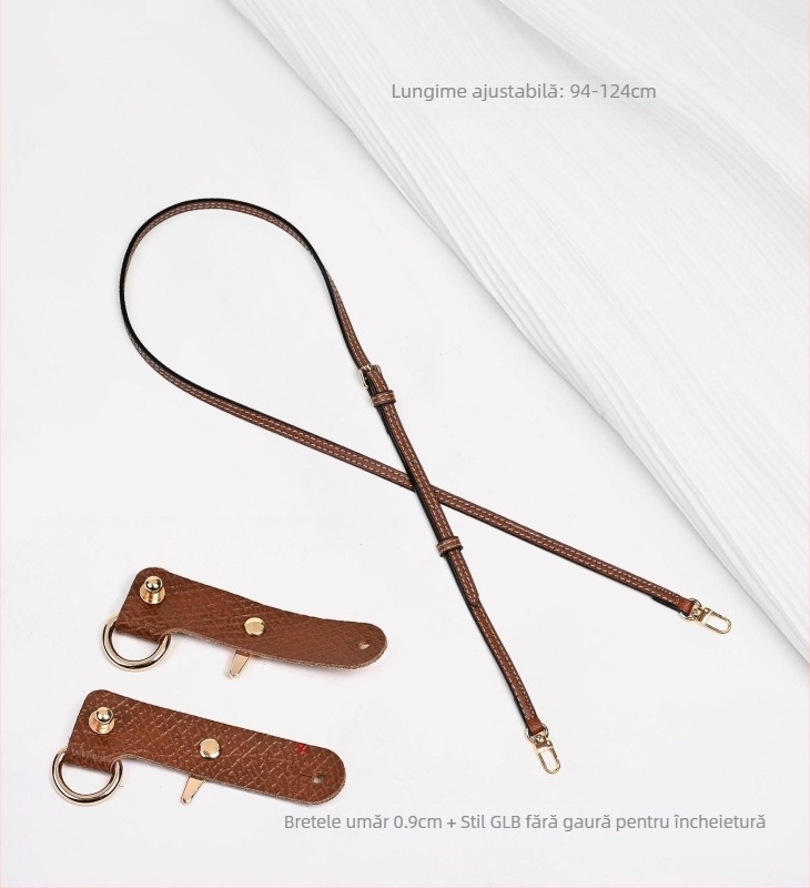 Miss qin Curea de umăr din PU pentru geantă — fără găuri, rezistent la uzură, stil urban minimalist