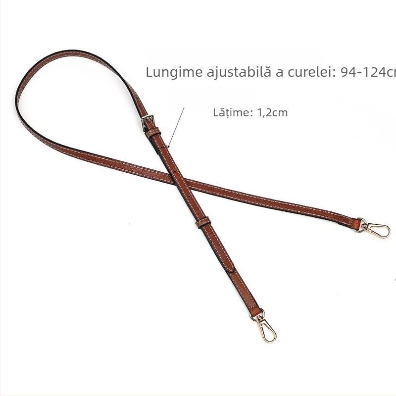 Miss qin Curea de umăr din PU pentru geantă — fără găuri, rezistent la uzură, stil urban minimalist