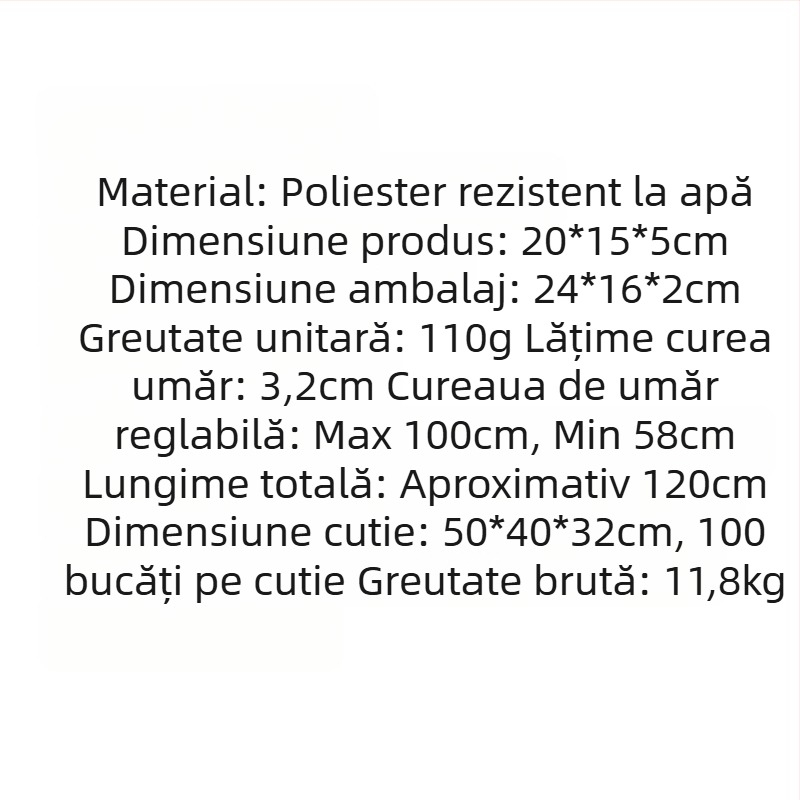 LLVANG Borsetă talie din nylon, impermeabilă, ultra-ușoară, anti-furt, antișoc, pentru sporturi în aer liber