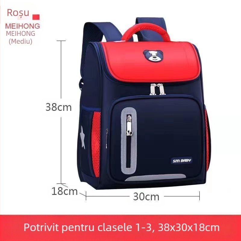 Rucsac pentru copii K5000, material Oxford, respirabil, impermeabil și rezistent la uzură, design de reducere a încărcăturii, bretele curbate, destinat elevilor din învățământ primar