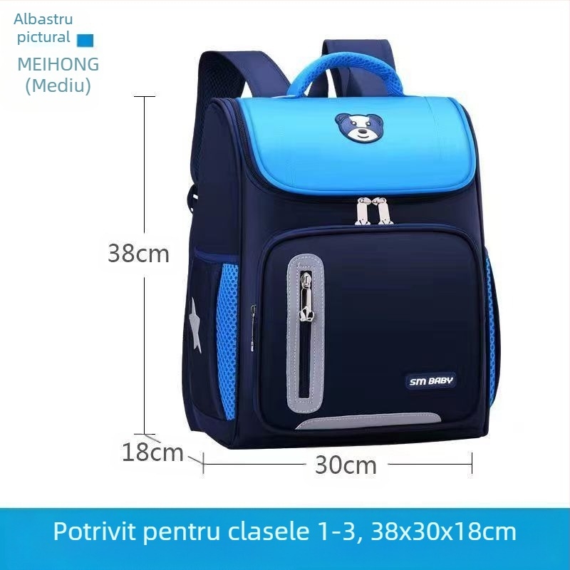 Rucsac pentru copii K5000, material Oxford, respirabil, impermeabil și rezistent la uzură, design de reducere a încărcăturii, bretele curbate, destinat elevilor din învățământ primar