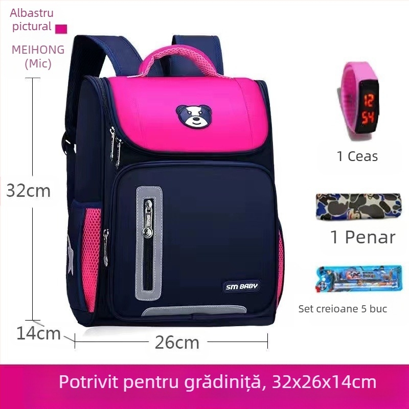 Rucsac pentru copii K5000, material Oxford, respirabil, impermeabil și rezistent la uzură, design de reducere a încărcăturii, bretele curbate, destinat elevilor din învățământ primar