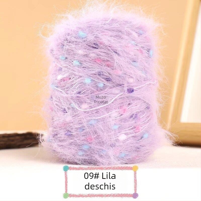 Fire Muzo mink velvet – fir răsucit la inel, pentru tricotat manual