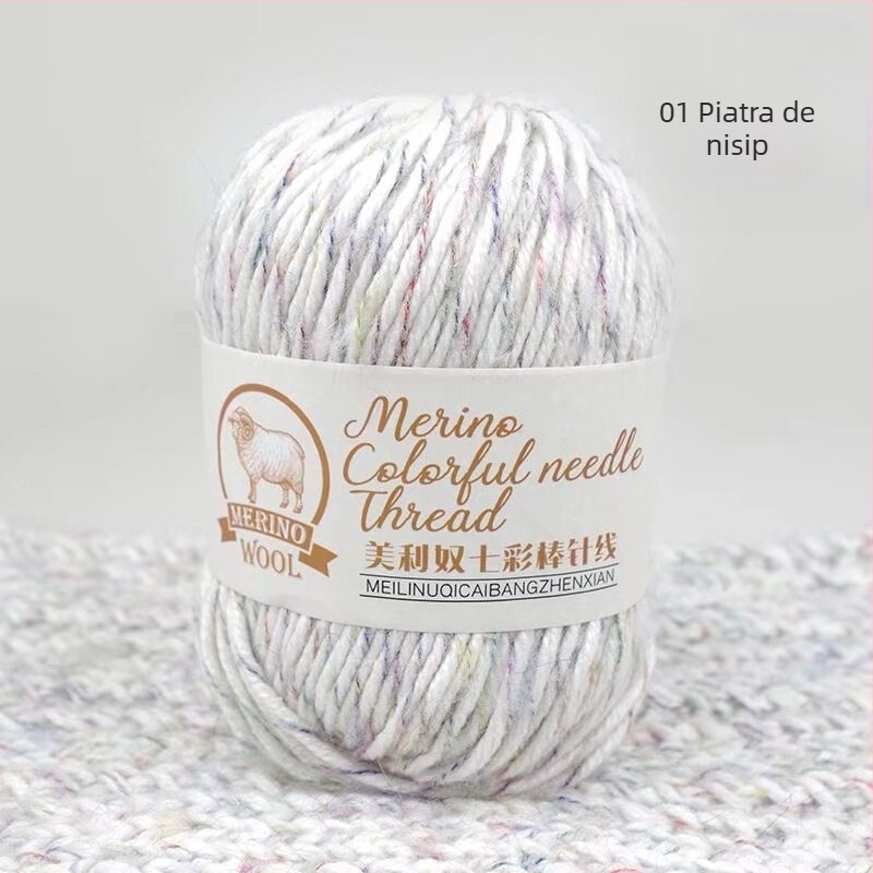 Fir Merino amestecat, ring-spun, pentru țesut și tricotat, origine Hebei