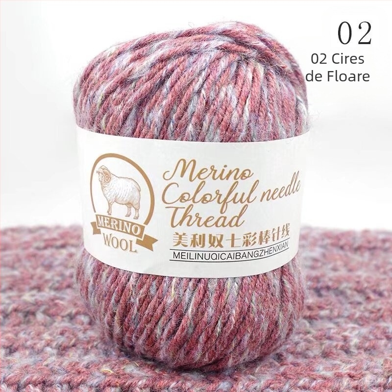 Fir Merino amestecat, ring-spun, pentru țesut și tricotat, origine Hebei