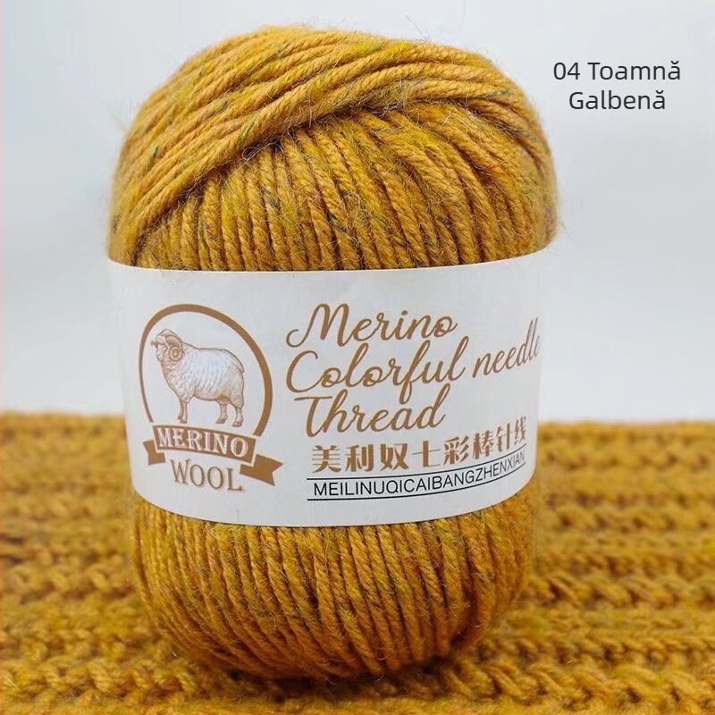 Fir Merino amestecat, ring-spun, pentru țesut și tricotat, origine Hebei